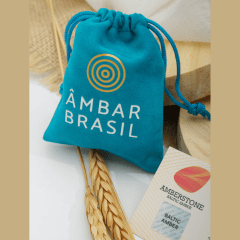 Pulseira Tornozeleira Âmbar Para Bebês Certificada Limão + Quartzo