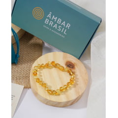 Pulseira Tornozeleira Âmbar Para Bebês Certificada Mel 